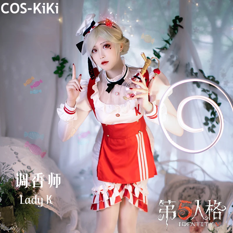 COS-KiKi Identity V Vera Nair Perfumer Lady K Miss K KFC Linkage Skin Game Suit Lovely Dress Cosplay Costume Halloween Outfit
COS-KiKi Identity V Vera Nair Perfumer Lady K Miss K KFC Linkage Skin Game Suit Lovely Dress Cosplay Costume Halloween Outfit