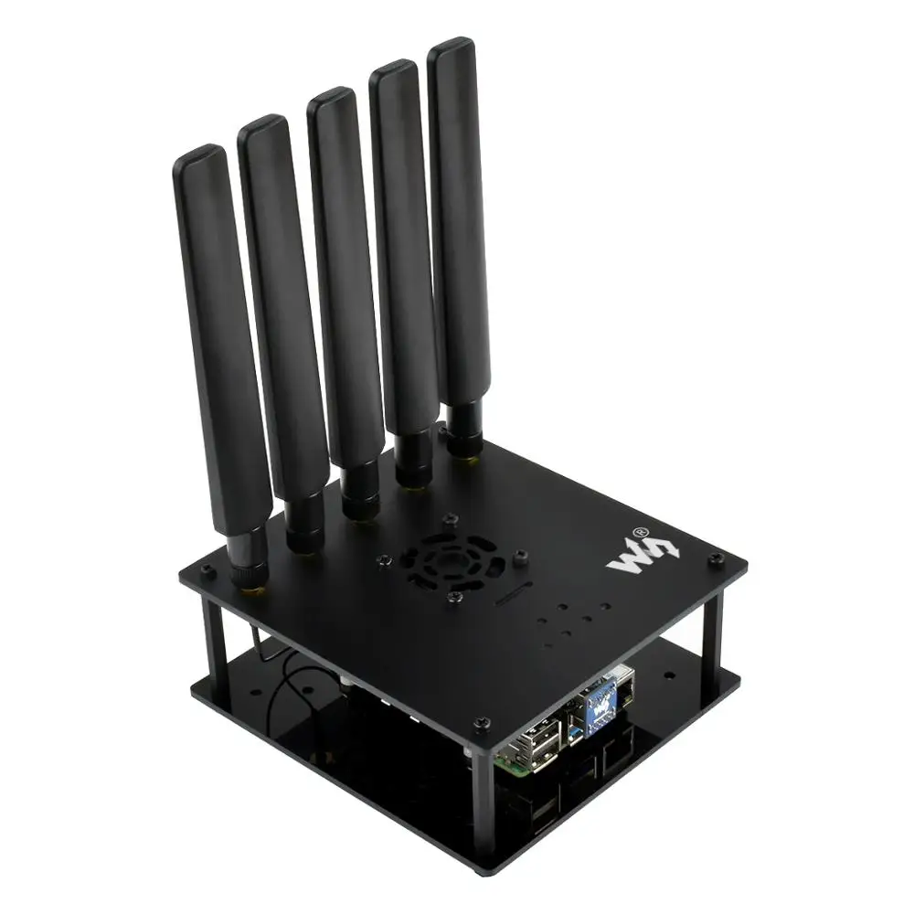 SIM8200EA-M2 5G HAT for Raspberry Pi Support 5G/4G/3G Snapdragon X55 Onboard Multi Mode Multi Band With Antennas
SIM8200EA-M2 5G HAT for Raspberry Pi Support 5G/4G/3G Snapdragon X55 Onboard Multi Mode Multi Band With Antennas
