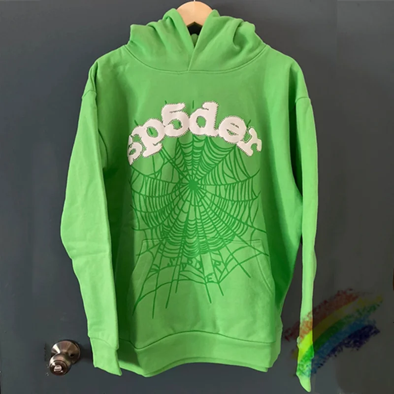 Green Foam Printing Sp5der Young Thug 555555 Angel Hoodies Men Women 1:1 High-Quality Spider Web Unisex Pullover Sweatshirts 
Green Foam Printing Sp5der Young Thug 555555 Angel Hoodies Men Women 1:1 High-Quality Spider Web Unisex Pullover Sweatshirts