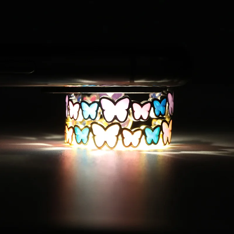 Fashion Elegent Luminous Open Rings for Women Charm Colorful Butterfly Heart Flower Finger Rings Glowing In Dark Jewelry Gifts
Fashion Elegent Luminous Open Rings for Women Charm Colorful Butterfly Heart Flower Finger Rings Glowing In Dark Jewelry Gifts