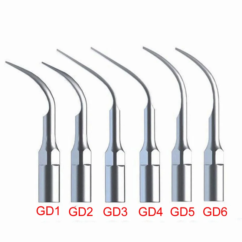Oling 5PCS Dental Ultrasonic Piezo Scaler Tips GD1 GD2 GD3 GD4 GD5 GD6 Scaling Tip Fit EMS WOODPECKER SYBRONENDO DMETEC W&H
Oling 5PCS Dental Ultrasonic Piezo Scaler Tips GD1 GD2 GD3 GD4 GD5 GD6 Scaling Tip Fit EMS WOODPECKER SYBRONENDO DMETEC W&H