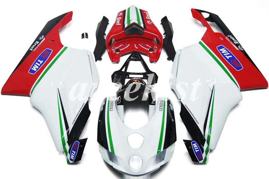 Новый комплект обтекателей для мотоцикла ABS подходит для DUCATI 749 999 2005 05 06 обтекатель КУЗОВ красный зеленый
Новый комплект обтекателей для мотоцикла ABS подходит для DUCATI 749 999 2005 05 06 обтекатель КУЗОВ красный зеленый