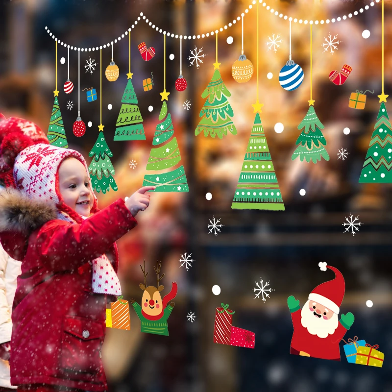 2022 Merry Christmas Wall Stickers Window Glass Festival Wall Decals Santa Murals New Year Christmas Decorations for Home Decor
2022 Merry Christmas Wall Stickers Window Glass Festival Wall Decals Santa Murals New Year Christmas Decorations for Home Decor