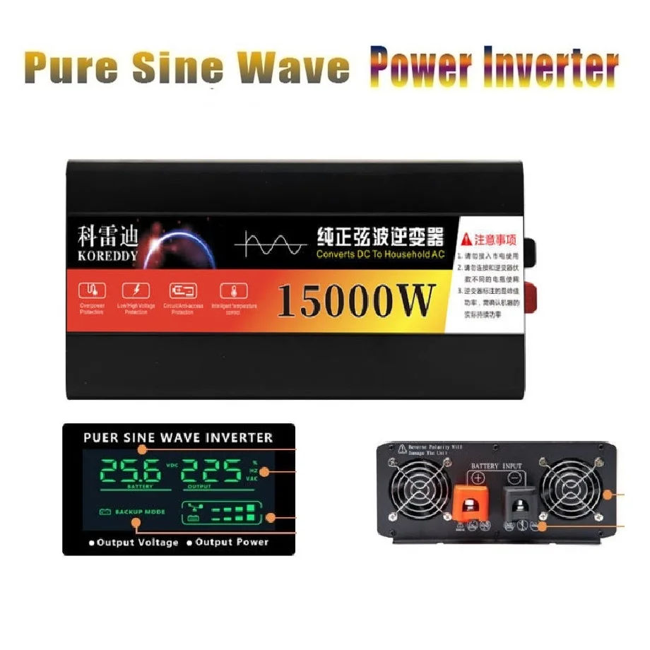 Number of pure sine wave inverters 10000W 15000W car inverter DC 12V 24V 48 V60 V to AC 220V
Number of pure sine wave inverters 10000W 15000W car inverter DC 12V 24V 48 V60 V to AC 220V