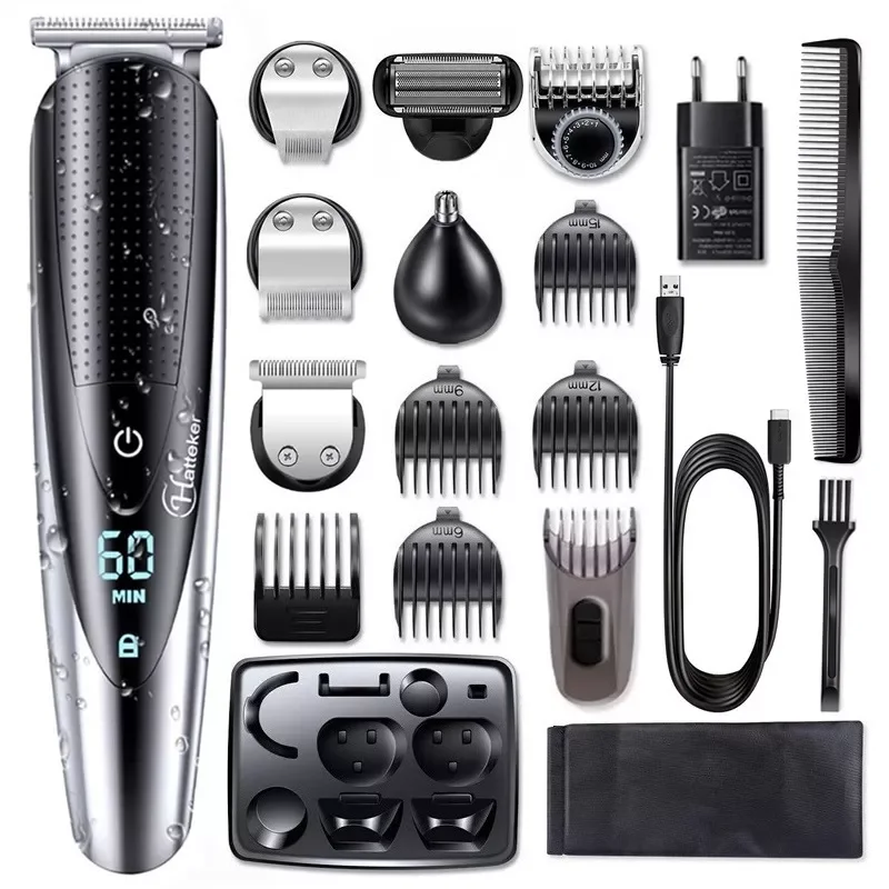 All in one grooming professional hair trimmer for men pro beard trimmer electric hair clipper face body hair cutting machine kit
All in one grooming professional hair trimmer for men pro beard trimmer electric hair clipper face body hair cutting machine kit