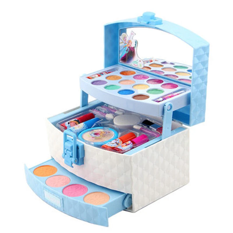 New Disney girls frozen 2 elsa anna princess Makeup suitcase Toys set Cosmetic case snow White Makeup Box Set kids Toy Gift
New Disney girls frozen 2 elsa anna princess Makeup suitcase Toys set Cosmetic case snow White Makeup Box Set kids Toy Gift
