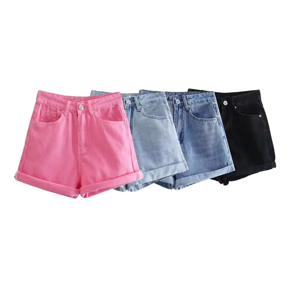 COS LRIS spring new women's fashion all-match cotton loose and comfortable version high-waist denim shorts 8197/508 
COS LRIS spring new women's fashion all-match cotton loose and comfortable version high-waist denim shorts 8197/508