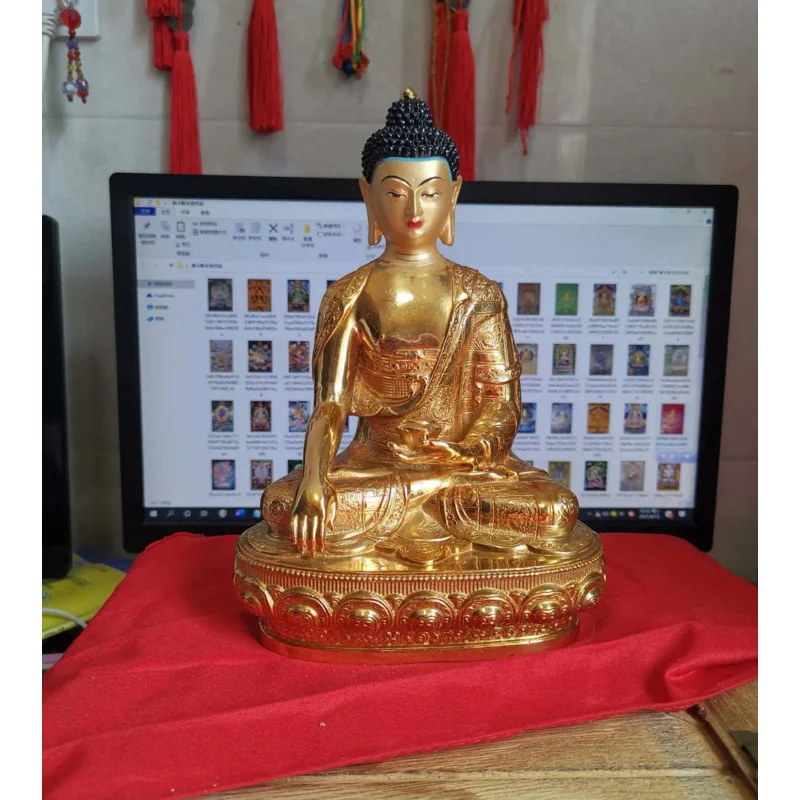 GOOD buddha Sakyamuni Medicine Buddha statue Buddhism Tibet temple HOME gilded copper Buddha statue bless safe health good luck
GOOD buddha Sakyamuni Medicine Buddha statue Buddhism Tibet temple HOME gilded copper Buddha statue bless safe health good luck
