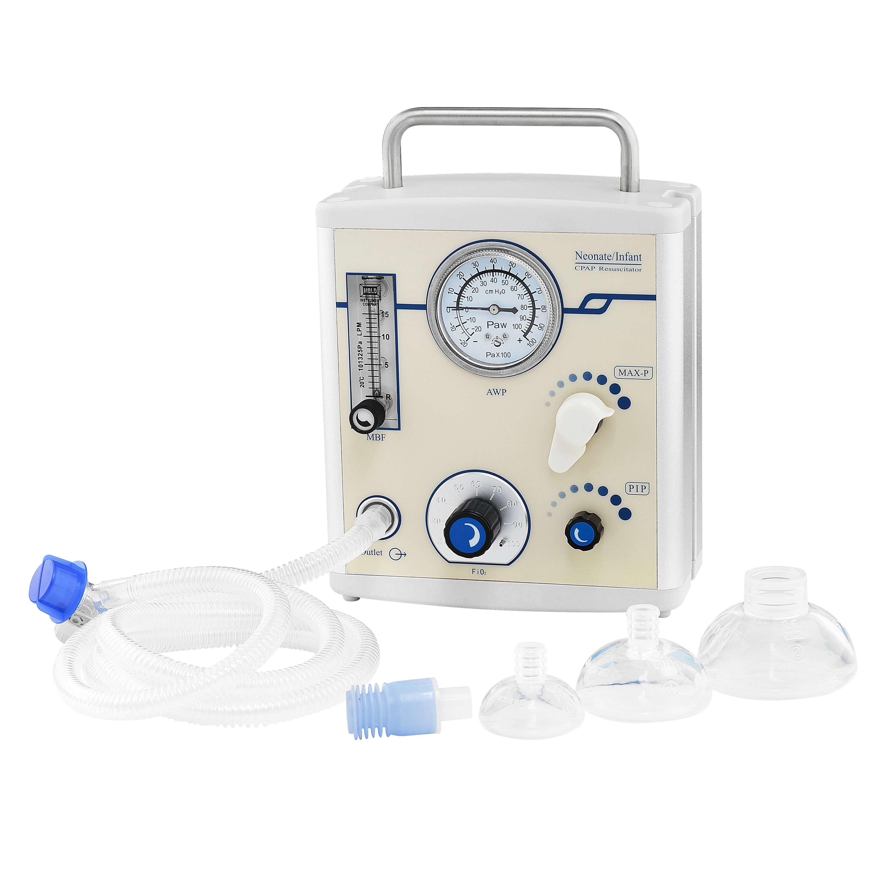 Infant resuscitator used in delivery room, baby wards NICU that the baby's maximum weight up to 10KG
Infant resuscitator used in delivery room, baby wards NICU that the baby's maximum weight up to 10KG