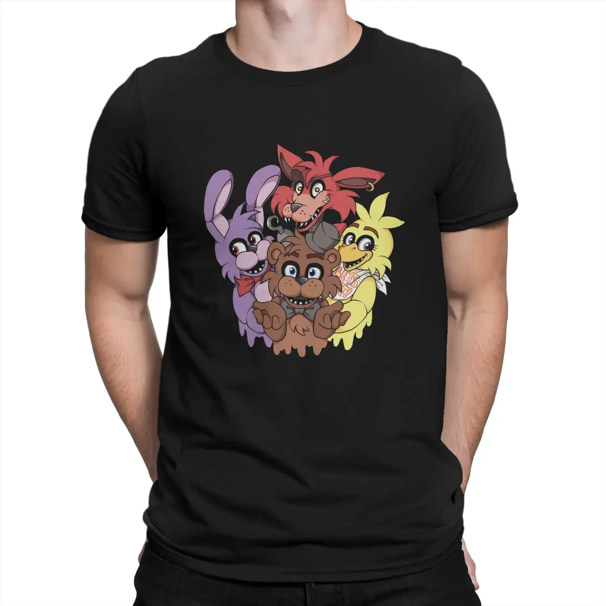 Футболка FNAF мужская с коротким рукавом, хлопковая рубашка с круглым вырезом, одежда для подарка
Футболка FNAF мужская с коротким рукавом, хлопковая рубашка с круглым вырезом, одежда для подарка