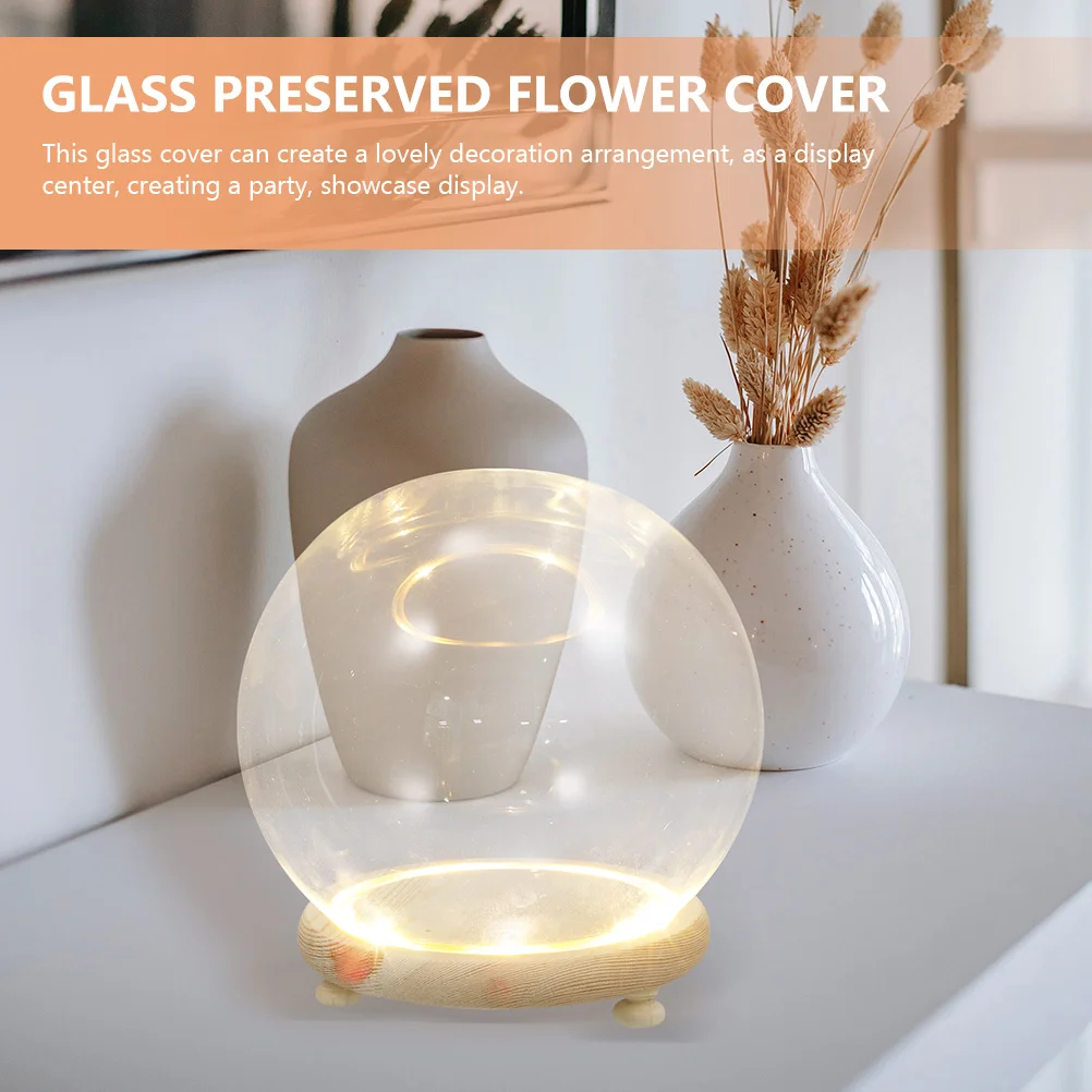 Micro Landscape Ornament Glass Dome Decor Preserved Flower Protective Cover Lampshade Wood Base Wooden Eternal
Micro Landscape Ornament Glass Dome Decor Preserved Flower Protective Cover Lampshade Wood Base Wooden Eternal