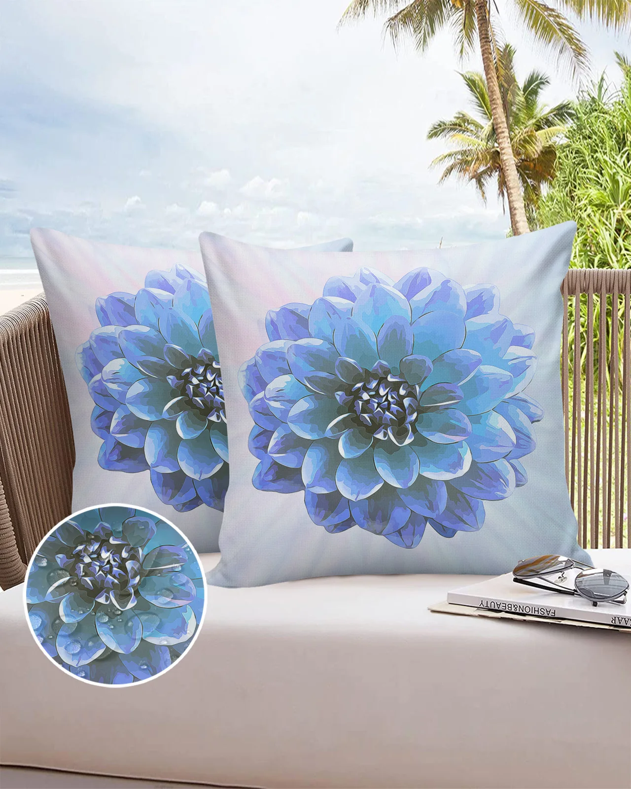 Dahlia Pattern Blue 2/4 Pcs Pillow Cushion Cover Waterproof 40 X 40 Pillowcase 60 X 60 Cotton Linen Printed Pillow Cases
Dahlia Pattern Blue 2/4 Pcs Pillow Cushion Cover Waterproof 40 X 40 Pillowcase 60 X 60 Cotton Linen Printed Pillow Cases