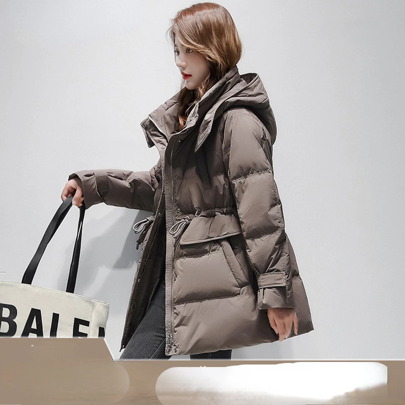 2022 New Women's Winter Coat Fashion Down Jacket White Duck Down Jacket Long Sleeve Warm Coat Female Loose Hooded Coat A10
2022 New Women's Winter Coat Fashion Down Jacket White Duck Down Jacket Long Sleeve Warm Coat Female Loose Hooded Coat A10