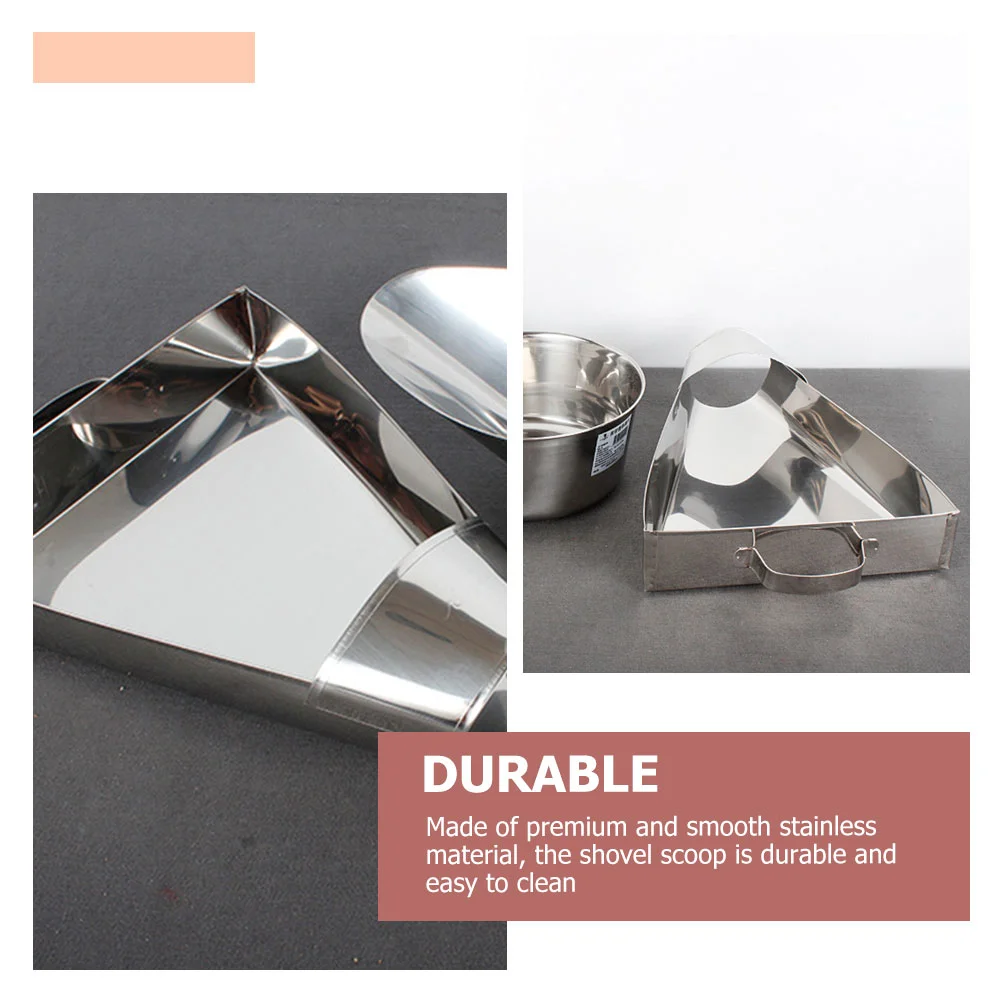 3pcs Scoop Portable French Fries Scoop Stainless Steel Scoop 
3pcs Scoop Portable French Fries Scoop Stainless Steel Scoop