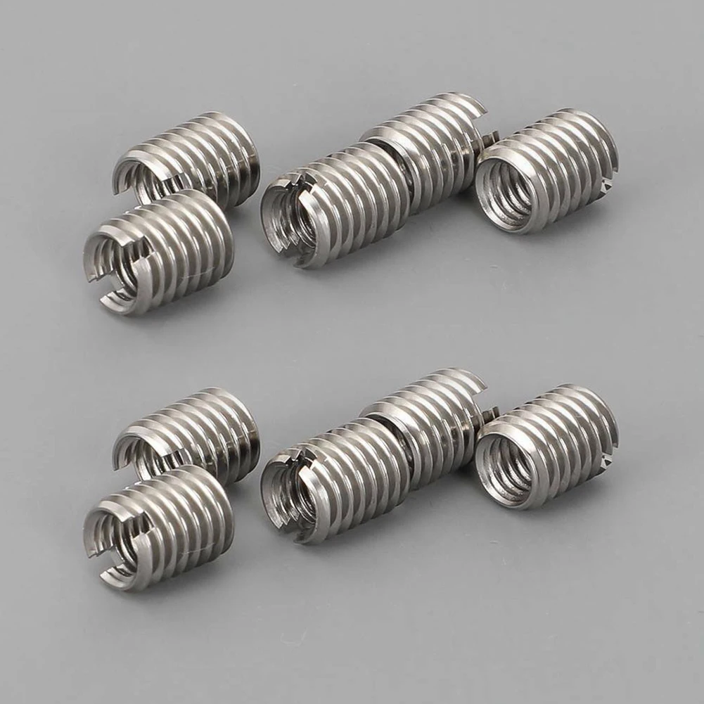 Fasteners Hardware Thread Reducer Thread Insert 10pcs/set Inner M4X0.7 Length 10MM Male Female Nut Outer M6X1.0
Fasteners Hardware Thread Reducer Thread Insert 10pcs/set Inner M4X0.7 Length 10MM Male Female Nut Outer M6X1.0