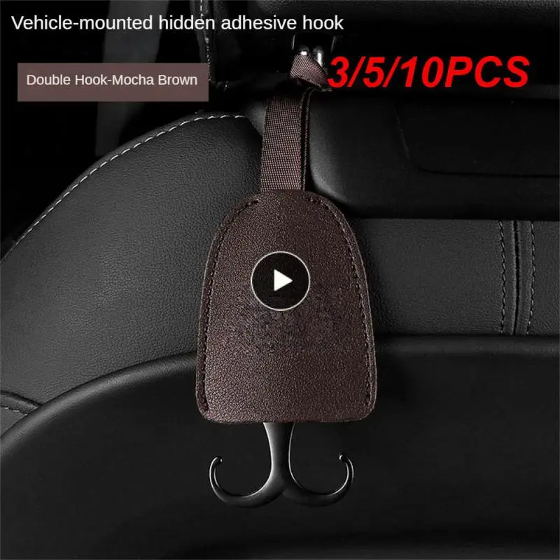 

3/5/10PCS Strong Bearing Capacity Portable Car Hook Multinational Vehicle Hook Practical Hook Car Interior Accessories