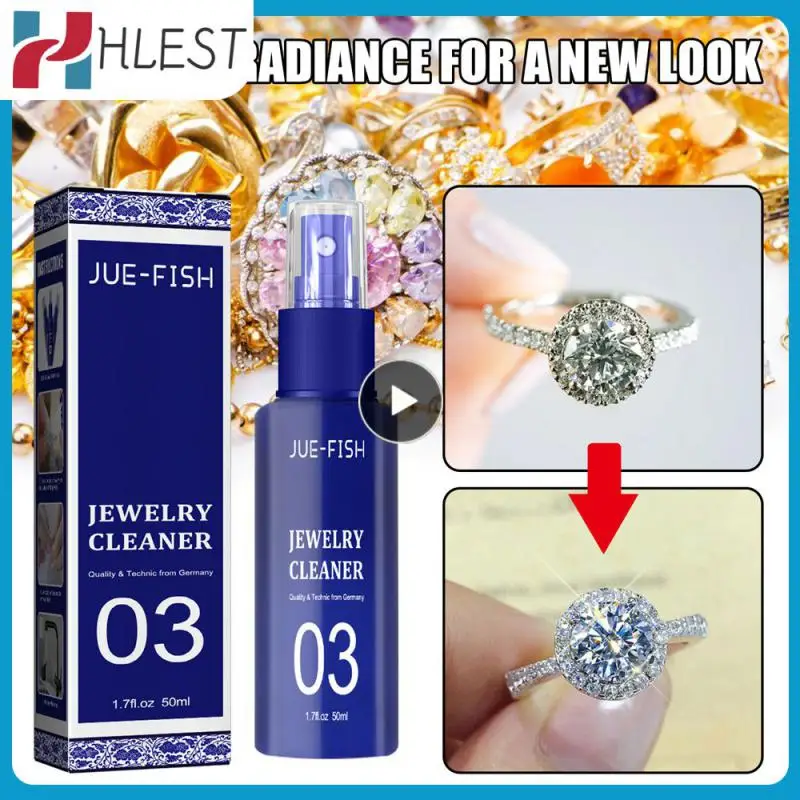 50ml Gold Cleaner Portable Jewelry Clean Liquid Remove Oxidation Durable Diamond Spray Car Supplies Tarnish Remover Practical
50ml Gold Cleaner Portable Jewelry Clean Liquid Remove Oxidation Durable Diamond Spray Car Supplies Tarnish Remover Practical