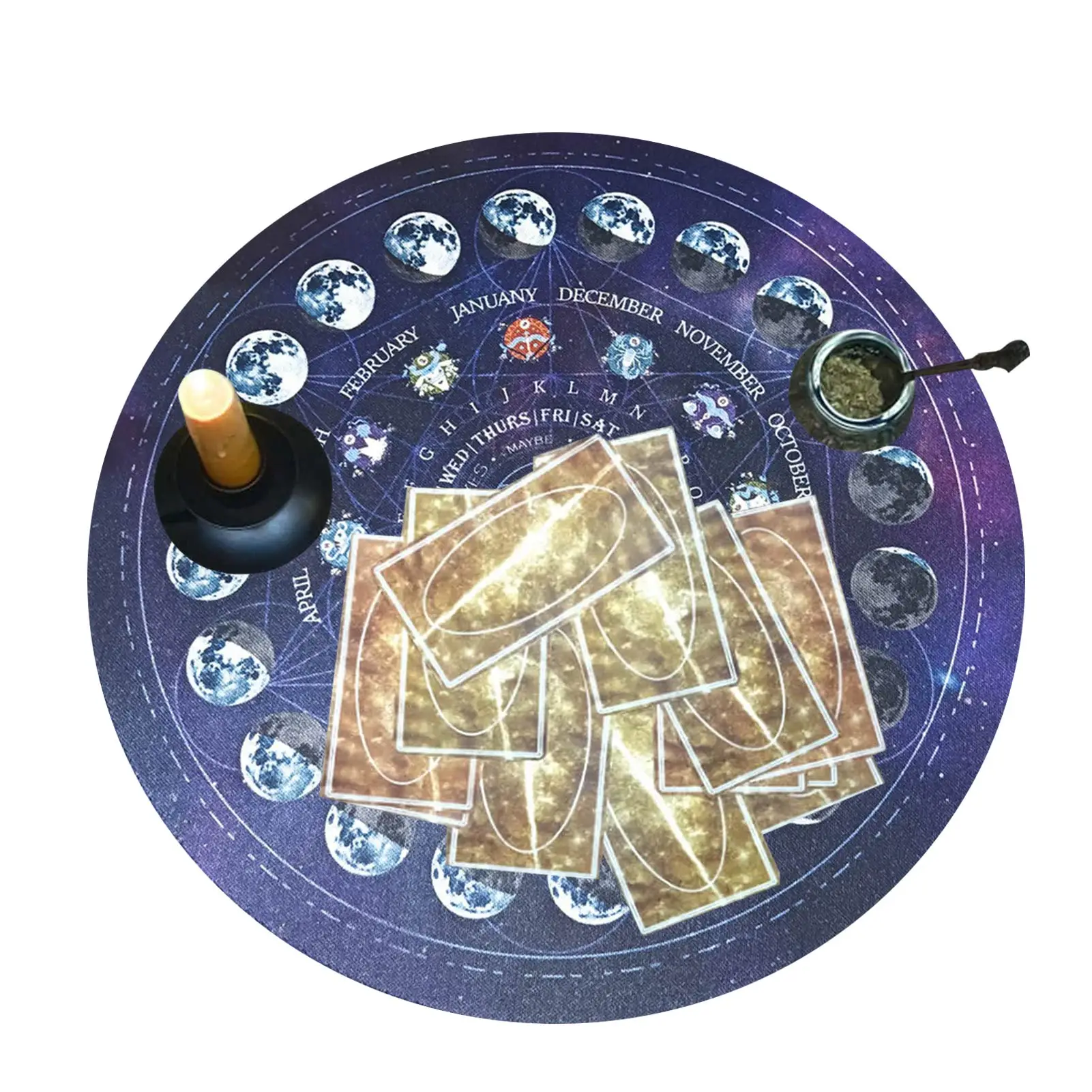 Altar Tarot Card Tablecloth Divination Rubber Mat Rubber Pad For Divination Altar Tarot Card Tablecloth 8.66in
Altar Tarot Card Tablecloth Divination Rubber Mat Rubber Pad For Divination Altar Tarot Card Tablecloth 8.66in