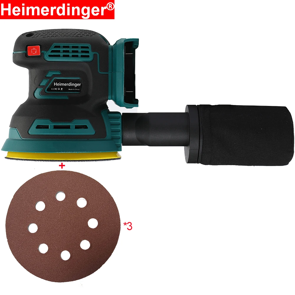 Brushless Cordless Random Orbit Sander Wood Electric Grinder Polishing Grinding tool,Compatible Makita Heimerdinger 18V Battery
Brushless Cordless Random Orbit Sander Wood Electric Grinder Polishing Grinding tool,Compatible Makita Heimerdinger 18V Battery
