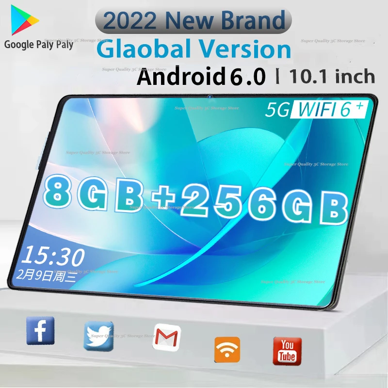 Tablette Android 6.0 Global 10.1 Inch Pad Pro Tablet 8GB RAM 256 ROM Firmware Tablete Google Play 3500mAh WiFi
Tablette Android 6.0 Global 10.1 Inch Pad Pro Tablet 8GB RAM 256 ROM Firmware Tablete Google Play 3500mAh WiFi