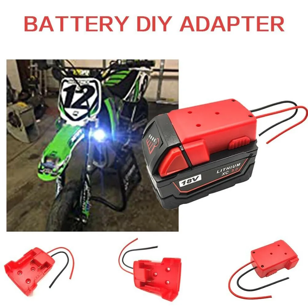 DIY красный аккумулятор адаптер преобразователь батареи электрический велосипед скейтборд Зарядка для Milwaukee 18V li-ion батарея
DIY красный аккумулятор адаптер преобразователь батареи электрический велосипед скейтборд Зарядка для Milwaukee 18V li-ion батарея