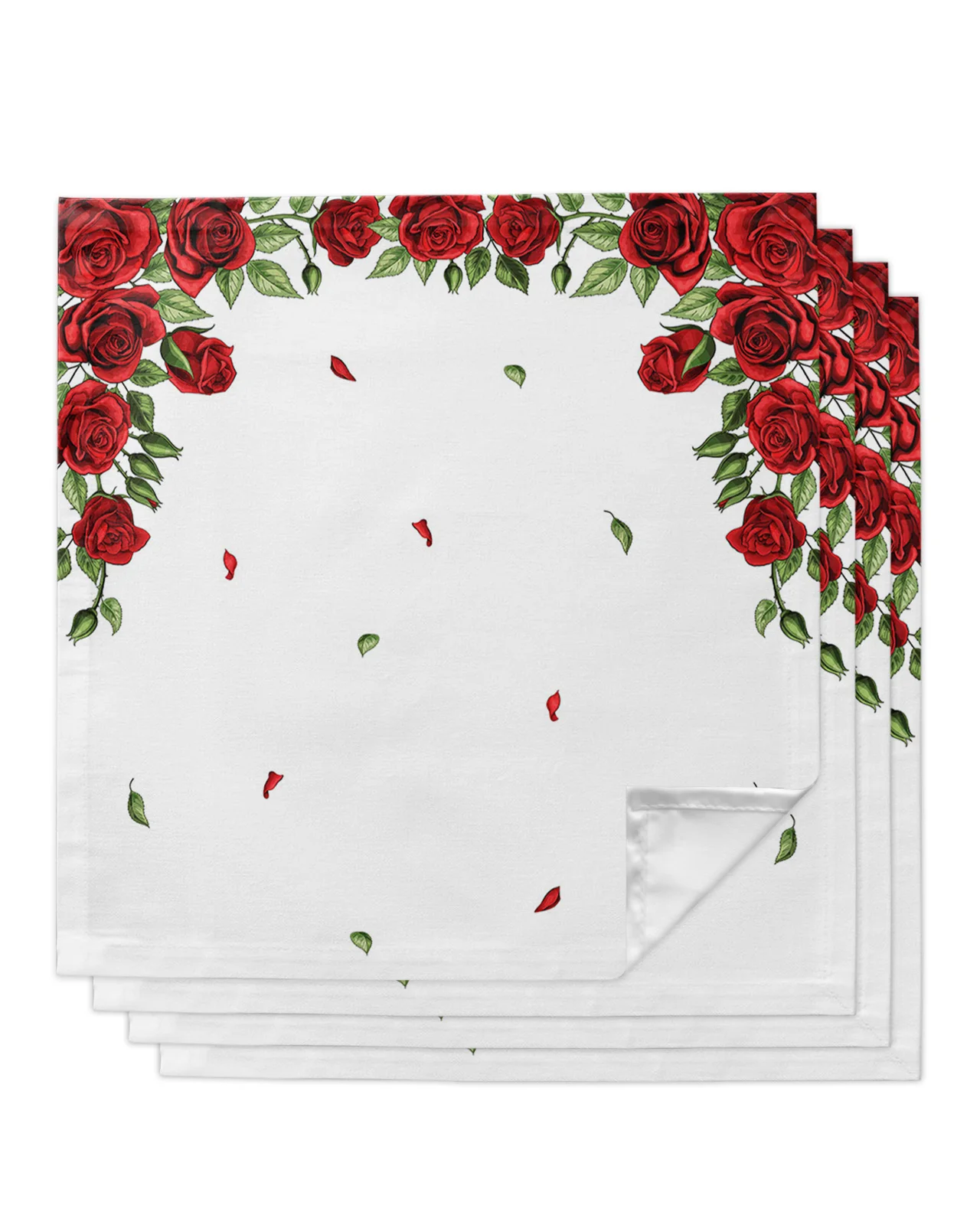4pcs Valentine'S Day Rose Red Square 50cm Table Napkin Party Wedding Decoration Table Cloth Kitchen Dinner Serving Napkins
4pcs Valentine'S Day Rose Red Square 50cm Table Napkin Party Wedding Decoration Table Cloth Kitchen Dinner Serving Napkins