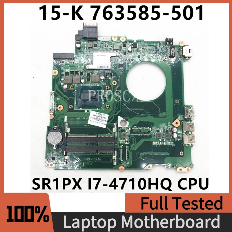 763585-501 763585-001 763585-601 Mainboard For Envy 15-K Laptop Motherboar DAY33AMB6C0 With SR1PX I7-4710HQ CPU 100% Full Tested
763585-501 763585-001 763585-601 Mainboard For Envy 15-K Laptop Motherboar DAY33AMB6C0 With SR1PX I7-4710HQ CPU 100% Full Tested
