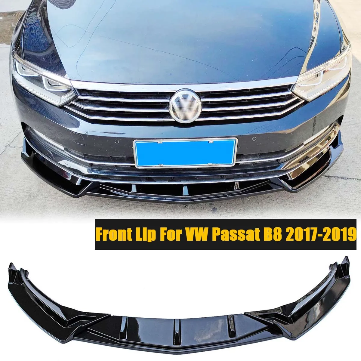 Glossy Black Front Bumper Lip Spoiler For Volkswagen VW Passat B8 2017-2019 Splitter Diffuser Guard Body Kit Car Accessories
Glossy Black Front Bumper Lip Spoiler For Volkswagen VW Passat B8 2017-2019 Splitter Diffuser Guard Body Kit Car Accessories