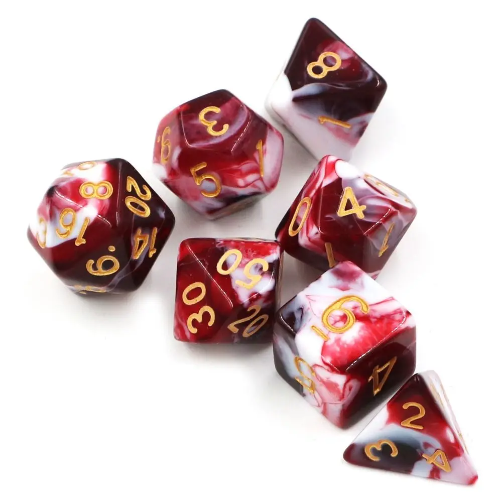 7-Die DND Dice Multifaceted Table Game D4 D6 D8 D10 D12 D20 Polyhedral Dice Party Game Acrylic Game Dice TRPG DND
7-Die DND Dice Multifaceted Table Game D4 D6 D8 D10 D12 D20 Polyhedral Dice Party Game Acrylic Game Dice TRPG DND
