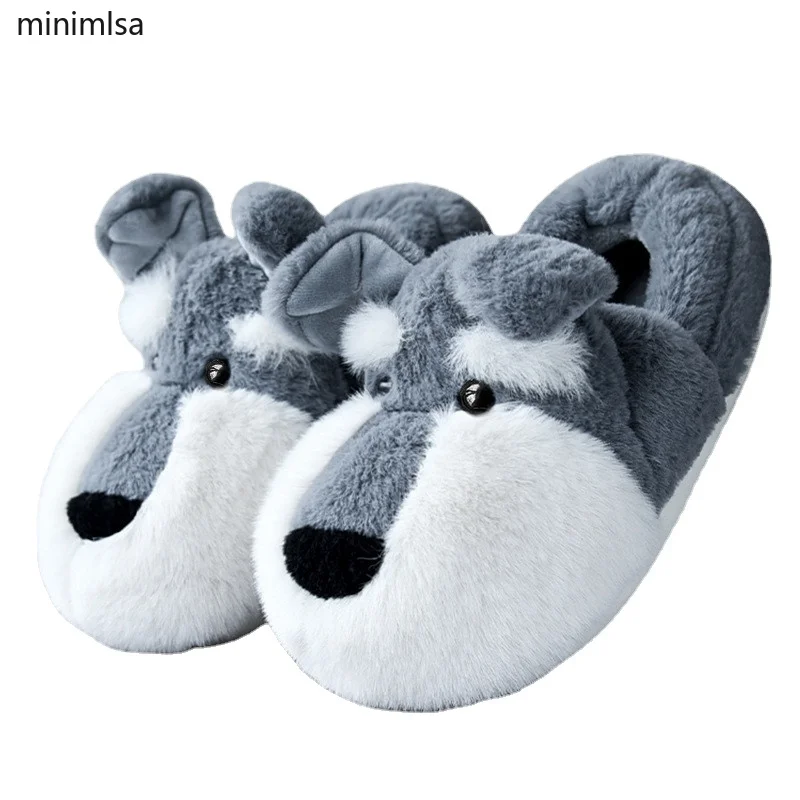 Зимние домашние хлопковые тапочки Minimlsa, плюшевые шлепанцы с мультяшным рисунком, женские мягкие Меховые шлепанцы на плоской платформе, теп...
Зимние домашние хлопковые тапочки Minimlsa, плюшевые шлепанцы с мультяшным рисунком, женские мягкие Меховые шлепанцы на плоской платформе, теп...