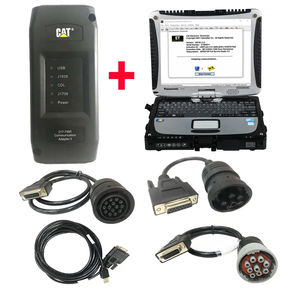 2021A/2019C CAT Ca-terpillar ET 3 Diagnostic CAT Adapter III Diagnosis Tool PLUS Pan-ason-ic CF19 Laptop Best Quality
2021A/2019C CAT Ca-terpillar ET 3 Diagnostic CAT Adapter III Diagnosis Tool PLUS Pan-ason-ic CF19 Laptop Best Quality