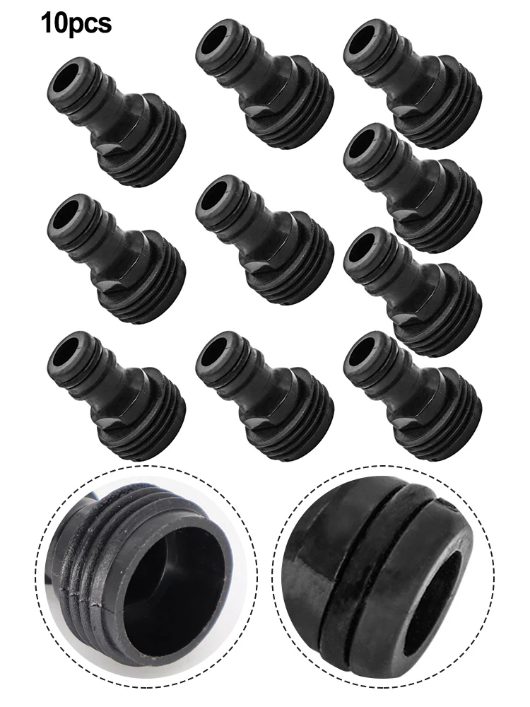 10Pcs 3/4'' GHT Plastic Garden Hose Quick Connect Fittings Male Hose Quick Connector For Garden Tubing Drip Irrigation Watering
10Pcs 3/4'' GHT Plastic Garden Hose Quick Connect Fittings Male Hose Quick Connector For Garden Tubing Drip Irrigation Watering