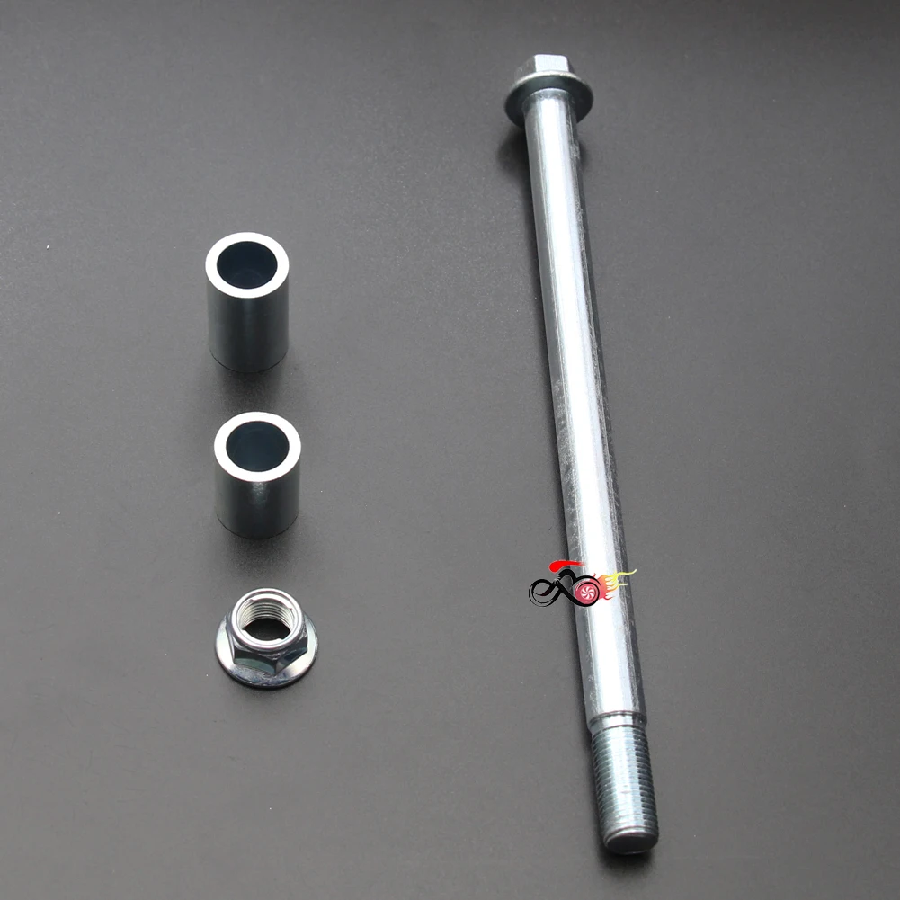 15mm 230mm + 3 Spacers Front Rear Back Axle for 125cc 140cc 150cc 160cc 200cc PIT PRO Trail Dirt Bike 
15mm 230mm + 3 Spacers Front Rear Back Axle for 125cc 140cc 150cc 160cc 200cc PIT PRO Trail Dirt Bike