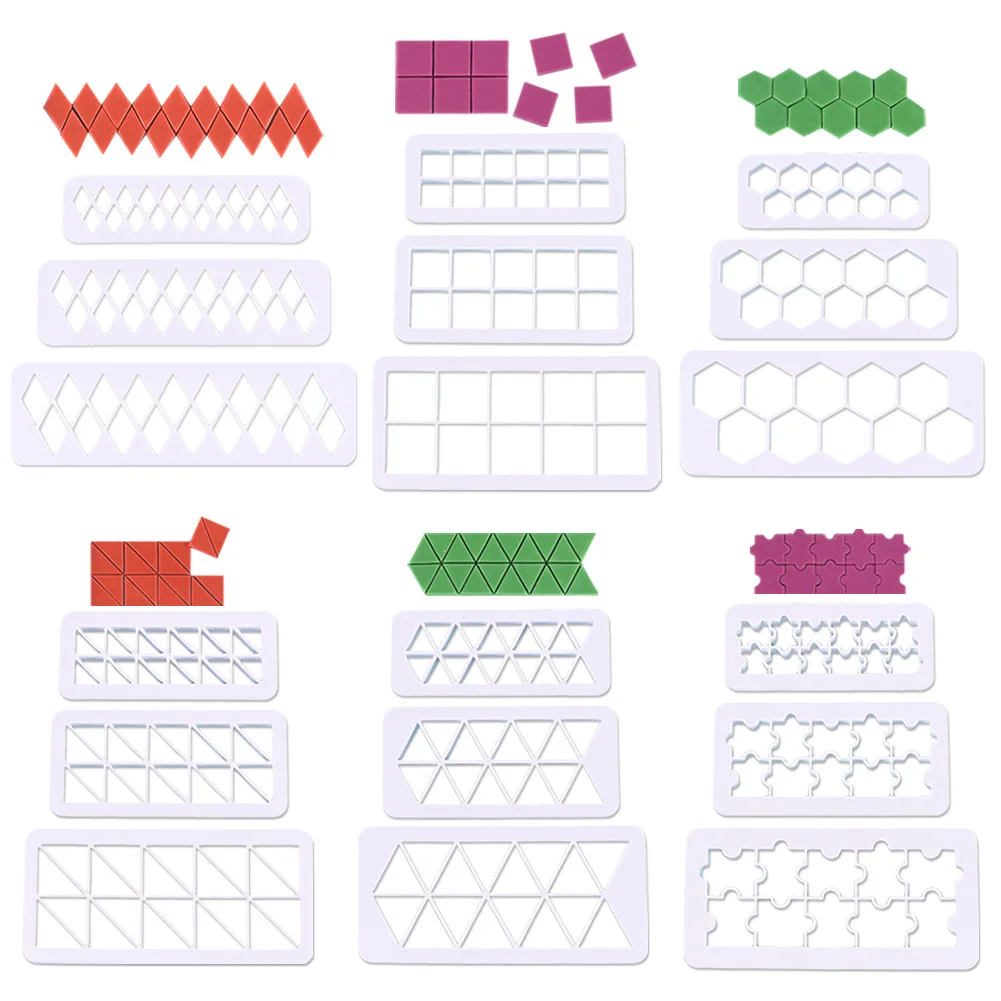 3pcs/Square Triangle Geometry Quyi Embossing Mold Cake Fondant Diamond Grain Flowers Printing Mould Cake Decoration Tools
3pcs/Square Triangle Geometry Quyi Embossing Mold Cake Fondant Diamond Grain Flowers Printing Mould Cake Decoration Tools