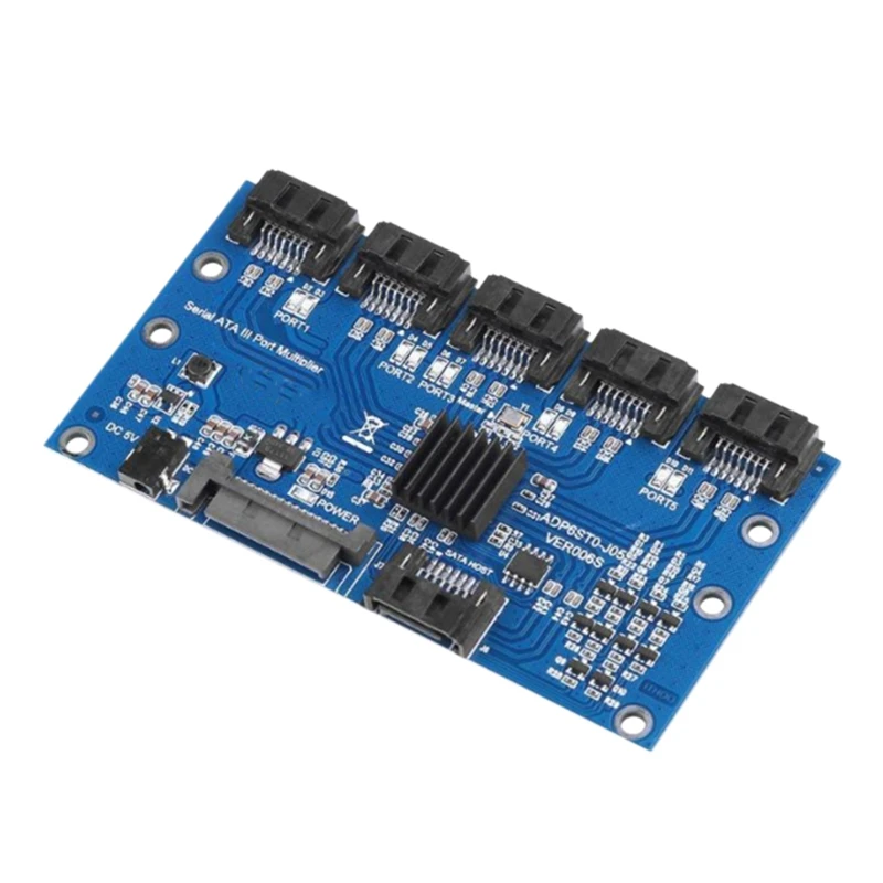 HOT-Card Motherboard Sata Expansion Card 1 to 5 Port Sata3.0 6Gbps Multiplier Sata Port Riser Card Adapter for Computer
HOT-Card Motherboard Sata Expansion Card 1 to 5 Port Sata3.0 6Gbps Multiplier Sata Port Riser Card Adapter for Computer