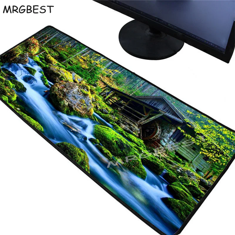 MRGBEST Forest Creek 400x900x3/300x800x2mm CSGO DOTA Gamer Large Game Mouse Pad Player Locking Edge pad Keyboard Mat
MRGBEST Forest Creek 400x900x3/300x800x2mm CSGO DOTA Gamer Large Game Mouse Pad Player Locking Edge pad Keyboard Mat