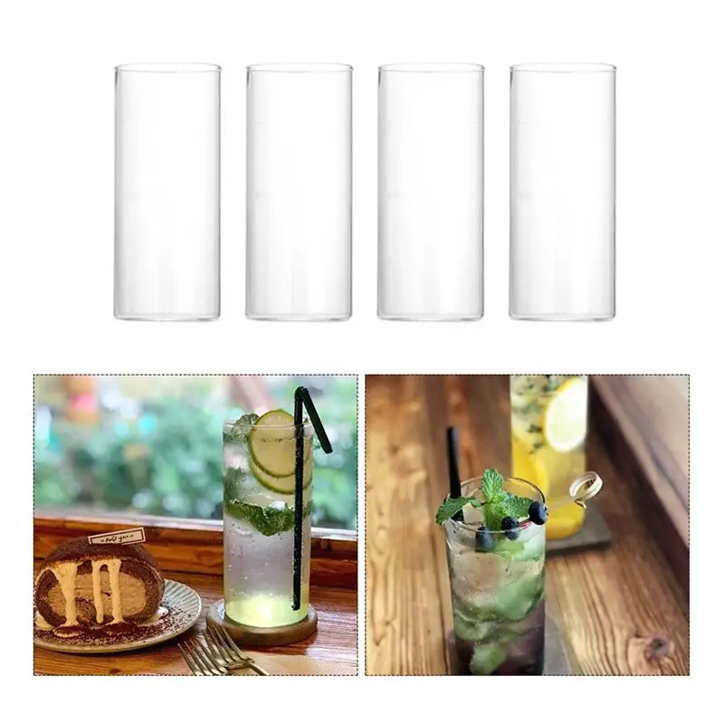 4Pcs Transparent Glass Cup Heat-resistant Coffee Cup Simple Style Beverage Glass Cup
4Pcs Transparent Glass Cup Heat-resistant Coffee Cup Simple Style Beverage Glass Cup