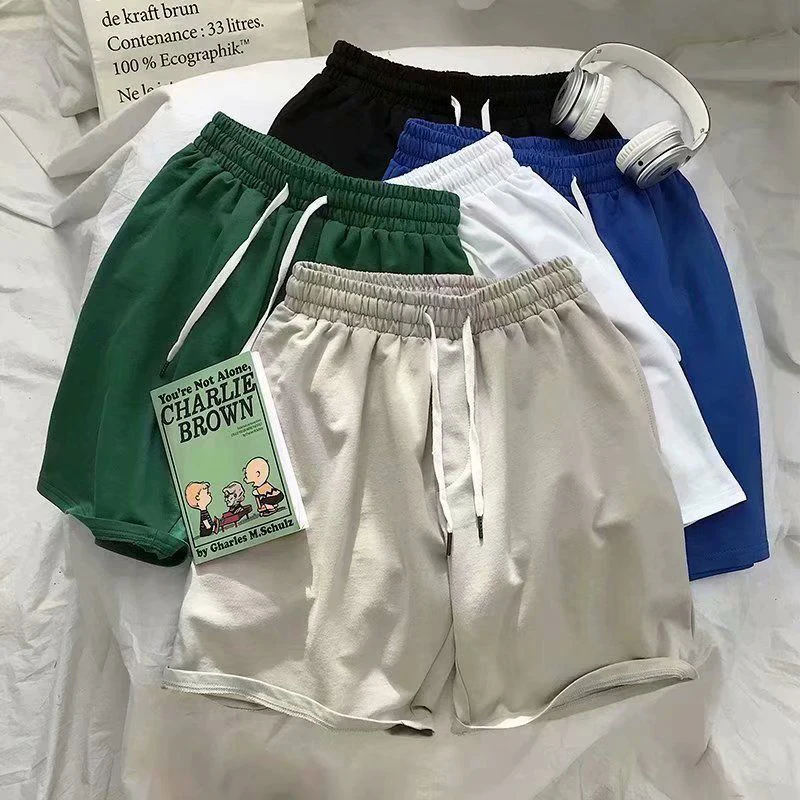 Men'S Sports Shorts Summer Boys Casual Korean Version Loose Trousers Beach Pants Solid Color Five-Point Pants Big Pants Tide
Men'S Sports Shorts Summer Boys Casual Korean Version Loose Trousers Beach Pants Solid Color Five-Point Pants Big Pants Tide