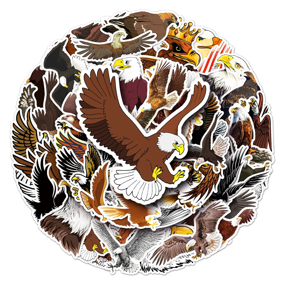 10/30/50PCS Eagle Graffiti Waterproof Sticker Cartoon Animal Creative Trend Decorative Decal Refrigerator Guitar HelmetWholesale
10/30/50PCS Eagle Graffiti Waterproof Sticker Cartoon Animal Creative Trend Decorative Decal Refrigerator Guitar HelmetWholesale