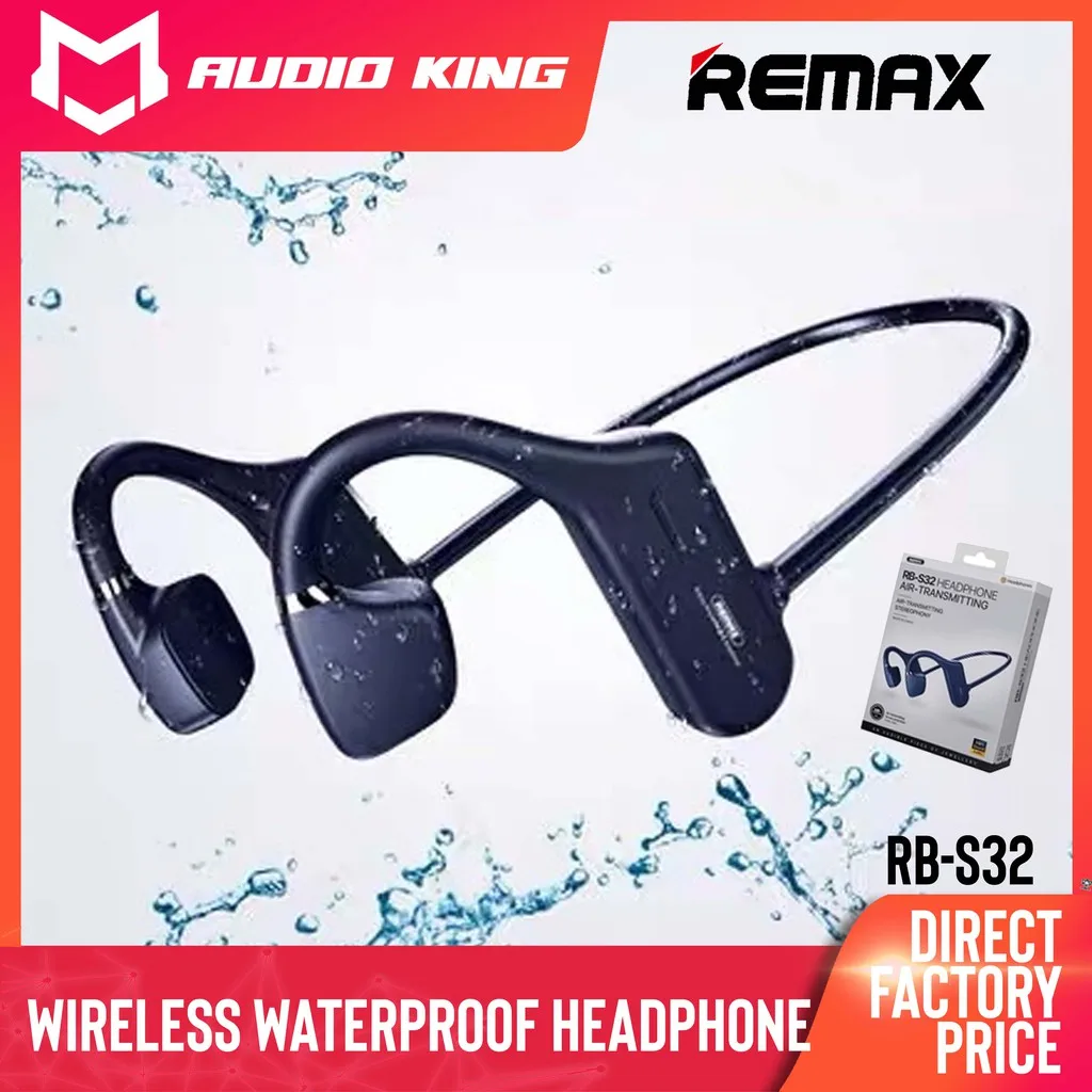 SWEATPROOF Wireless Sport Earphone Bluetooth Conduction Earphone Sport Neckband Earphone Running REMAX Earphone RB-S32
SWEATPROOF Wireless Sport Earphone Bluetooth Conduction Earphone Sport Neckband Earphone Running REMAX Earphone RB-S32