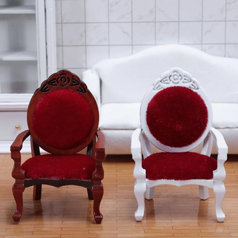 1:12 Miniature Houses Furniture Wood Single Sofa Chairs Armchairs Dollhouse Accessories Decoration QX2D
1:12 Miniature Houses Furniture Wood Single Sofa Chairs Armchairs Dollhouse Accessories Decoration QX2D