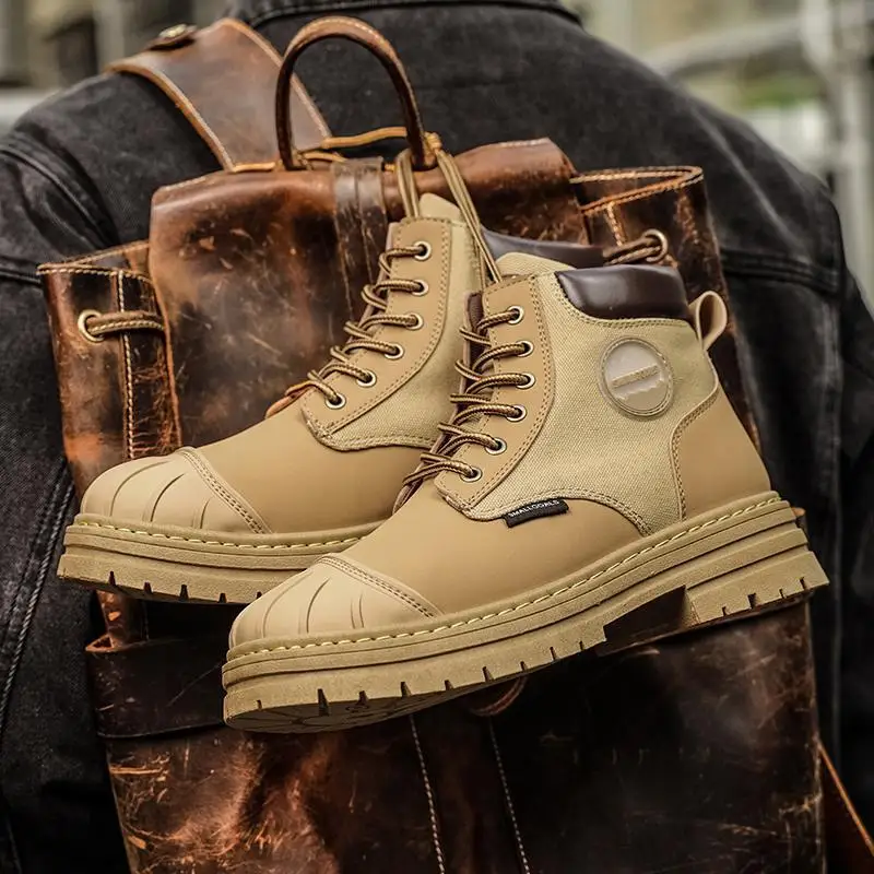 Men's High-Top Autumn and Winter Outdoor Mountaineering Boys' Tooling Retro Ankle Boots 45 plus Size Men's Sho
Men's High-Top Autumn and Winter Outdoor Mountaineering Boys' Tooling Retro Ankle Boots 45 plus Size Men's Sho