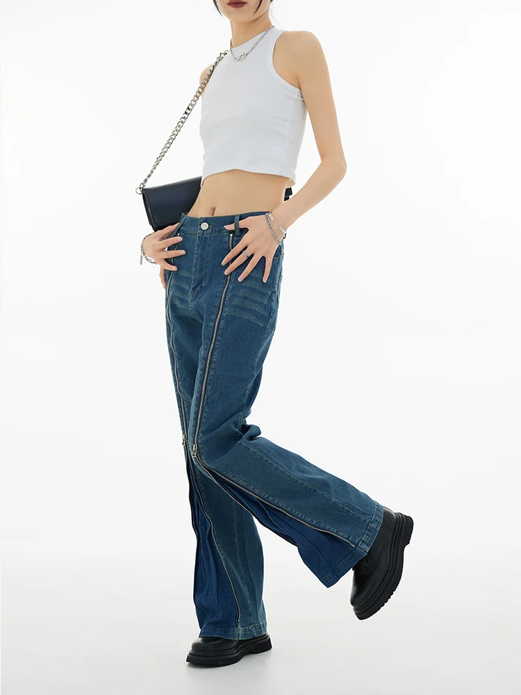 Vintage High Waist Women Blue Jeans Korean Fashion Streetwear Wide Leg Jean Female Denim Trouser Straight Baggy Denim Pants y2k
Vintage High Waist Women Blue Jeans Korean Fashion Streetwear Wide Leg Jean Female Denim Trouser Straight Baggy Denim Pants y2k