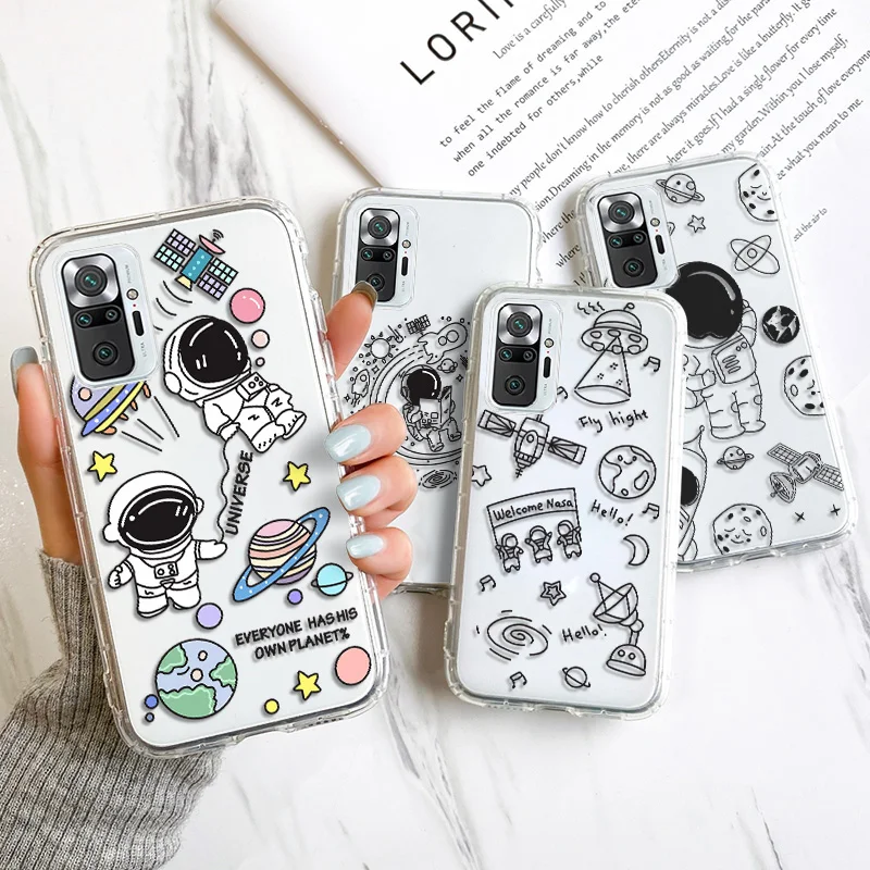 Astronaut Case For Xiaomi Redmi Note 11 10 9 Pro Case Redmi Note10 10S 9S 8 7 Poco X3 Pro GT M3 F3 9T 9C NFC 9A Slim Clear Cover
Astronaut Case For Xiaomi Redmi Note 11 10 9 Pro Case Redmi Note10 10S 9S 8 7 Poco X3 Pro GT M3 F3 9T 9C NFC 9A Slim Clear Cover