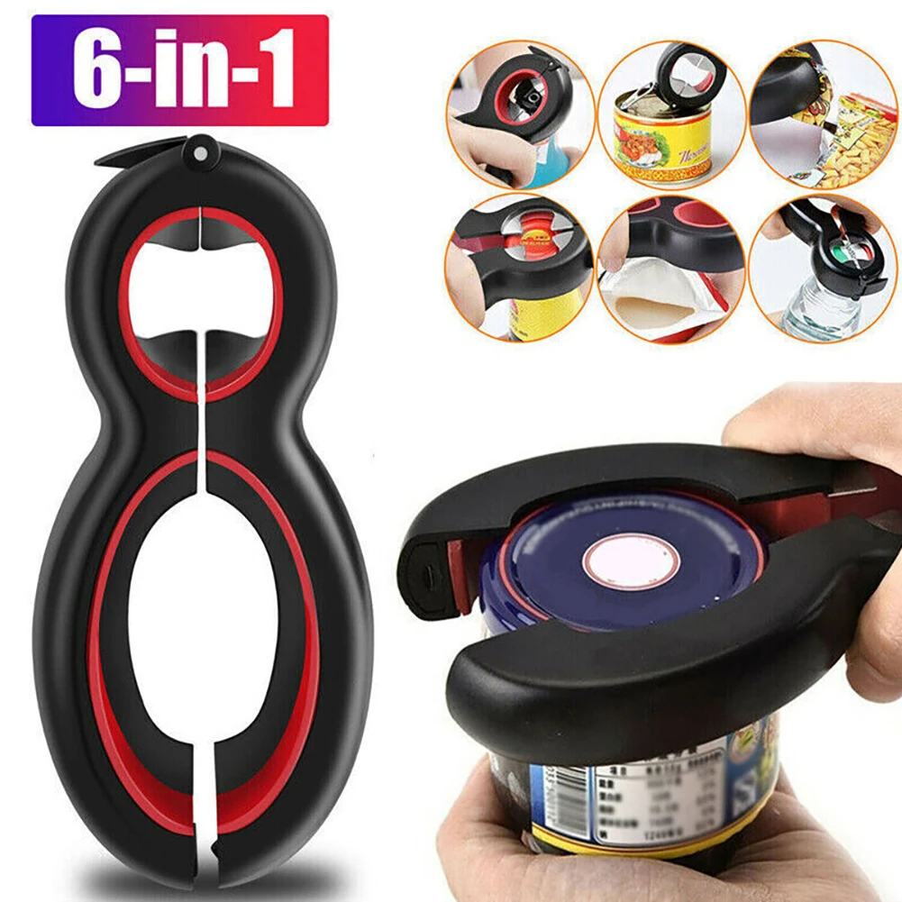 6 in 1 Multifunctional Twist Bottle Opener, All in One Jar 8 shaped Gripper Can Wine Beer Lid Twist Off Jar Opener Claw
6 in 1 Multifunctional Twist Bottle Opener, All in One Jar 8 shaped Gripper Can Wine Beer Lid Twist Off Jar Opener Claw