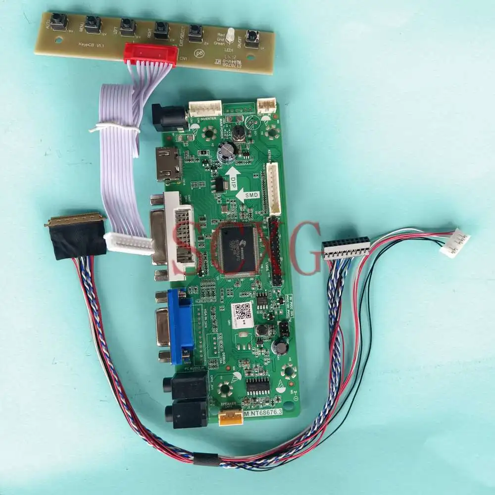 DIY Kit For NT156WHM-N10 LCD Display Controller Board 1366*768 LVDS 40 Pin 15.6" 60Hz HDMI-Compatible DVI VGA Notebook Panel
DIY Kit For NT156WHM-N10 LCD Display Controller Board 1366*768 LVDS 40 Pin 15.6" 60Hz HDMI-Compatible DVI VGA Notebook Panel