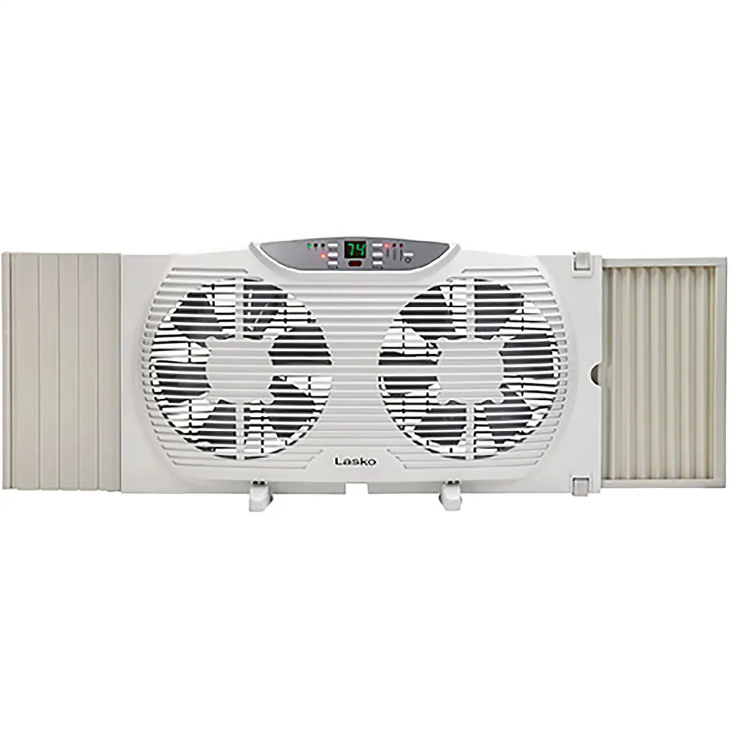 3-Speed Electrically Reversible Twin Window Fan with Remote Control, Model W09550, White
3-Speed Electrically Reversible Twin Window Fan with Remote Control, Model W09550, White