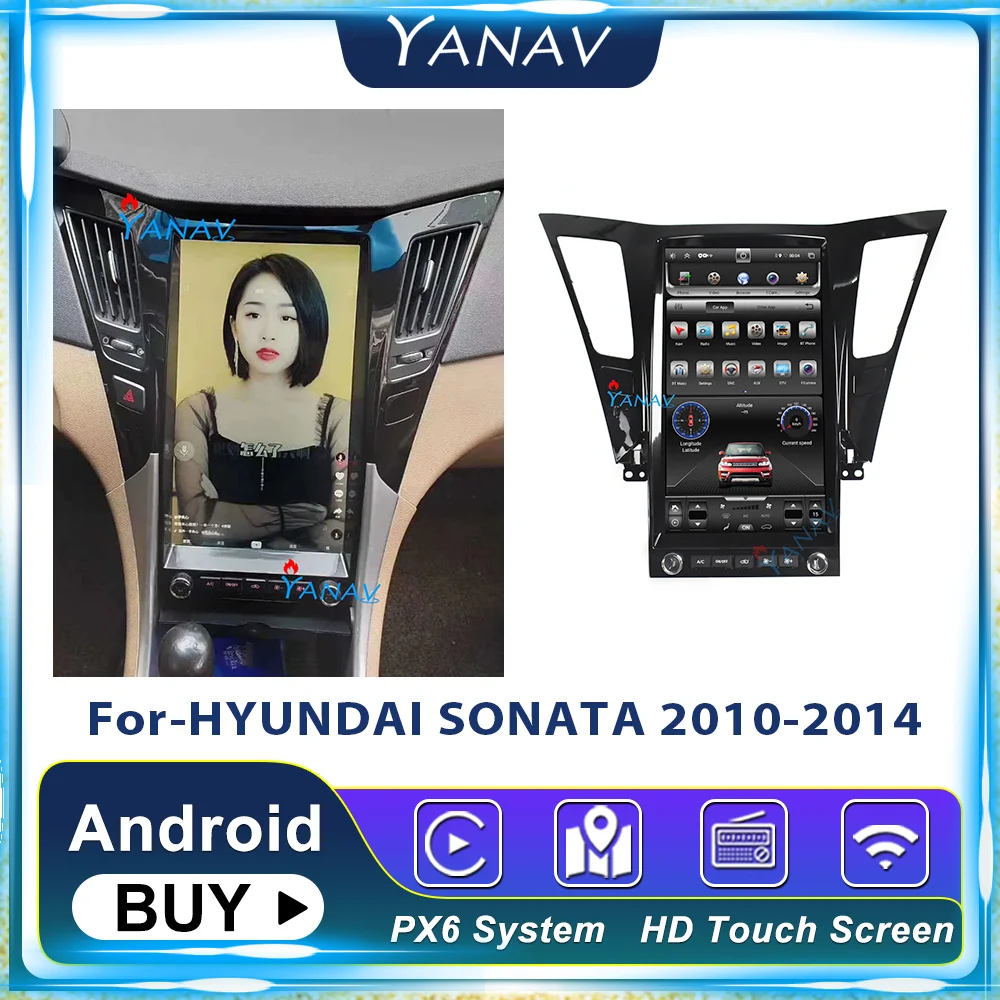 Vertical Screen Car Radio Video For-HYUNDAI SONATA 2010 2011 2012 2013 2014 Tesla Style Car GPS Mavigation DVD Player
Vertical Screen Car Radio Video For-HYUNDAI SONATA 2010 2011 2012 2013 2014 Tesla Style Car GPS Mavigation DVD Player