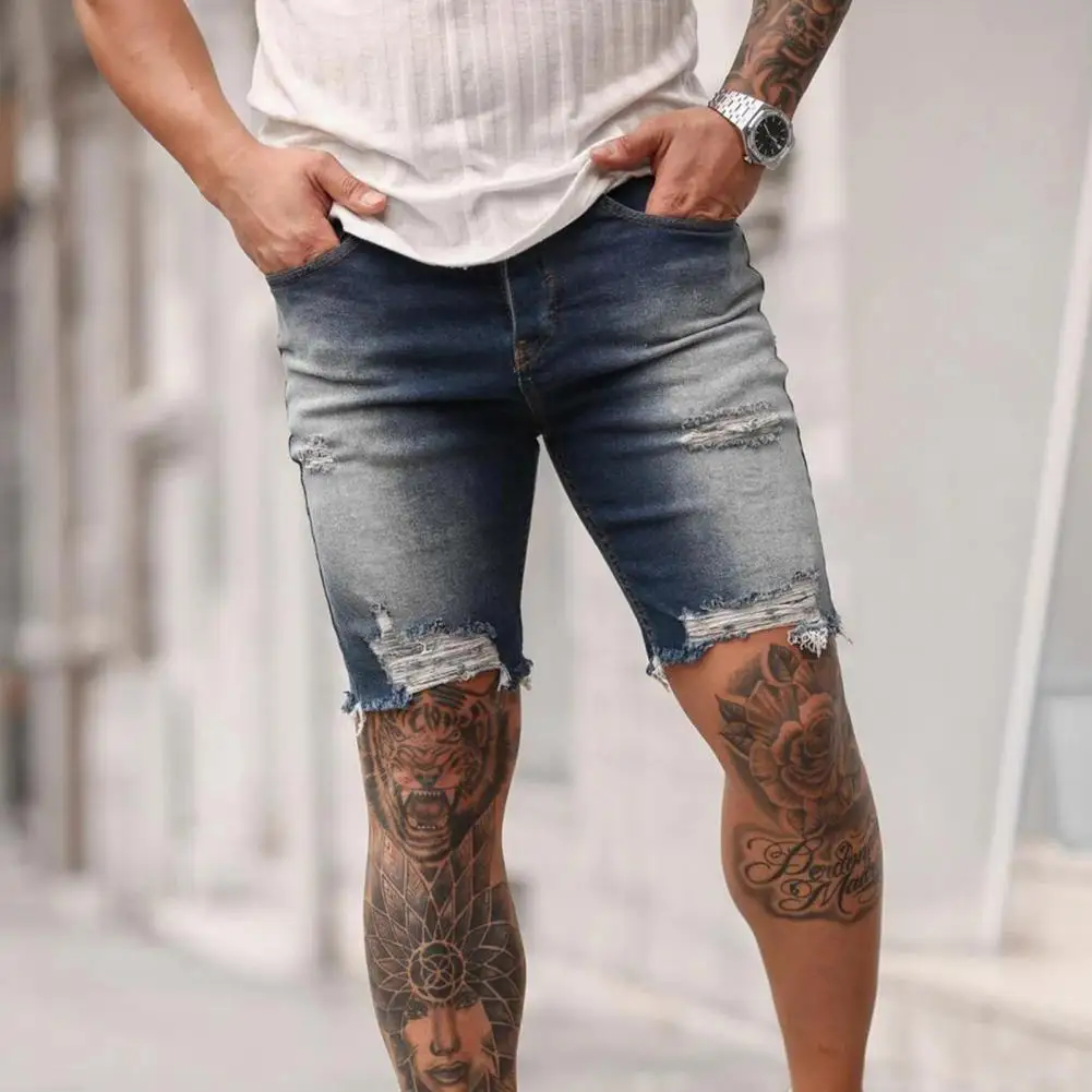 Quick Drying Stylish Frayed Men Jean Shorts Comfortable to Wear Short Pants No Edge for Photo Taking
Quick Drying Stylish Frayed Men Jean Shorts Comfortable to Wear Short Pants No Edge for Photo Taking