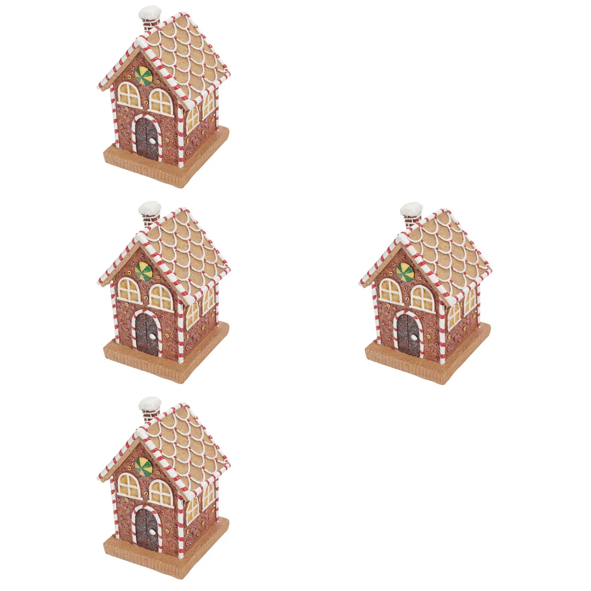 4x Festival Holiday Desktop Figurines Gingerbread House Christmas Village House Gingerbread Ornaments
4x Festival Holiday Desktop Figurines Gingerbread House Christmas Village House Gingerbread Ornaments